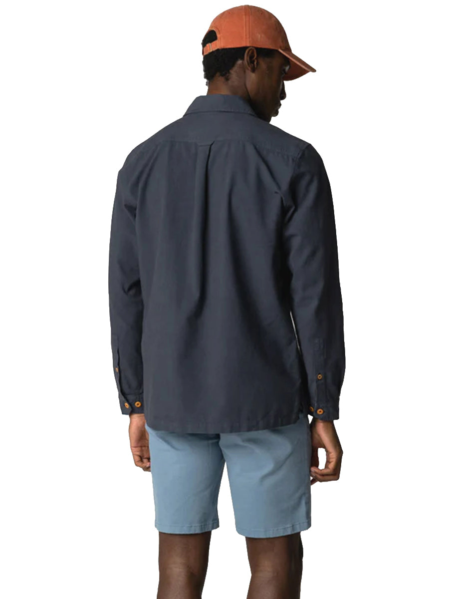 Hendra Long Sleeve Shirt - Navy