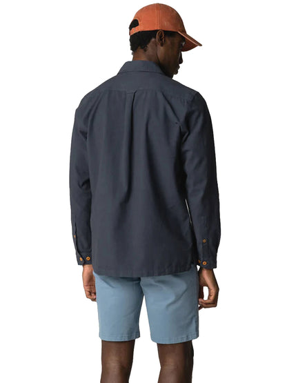 Hendra Long Sleeve Shirt - Navy
