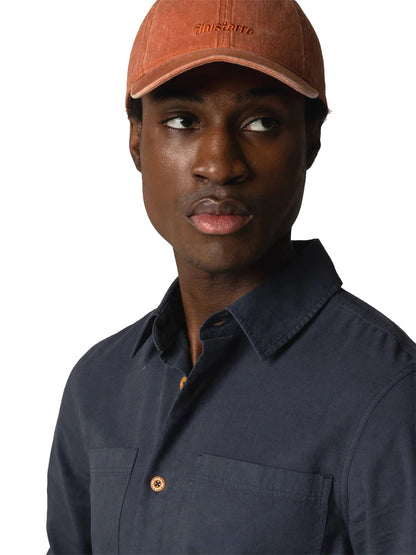 Hendra Long Sleeve Shirt - Navy