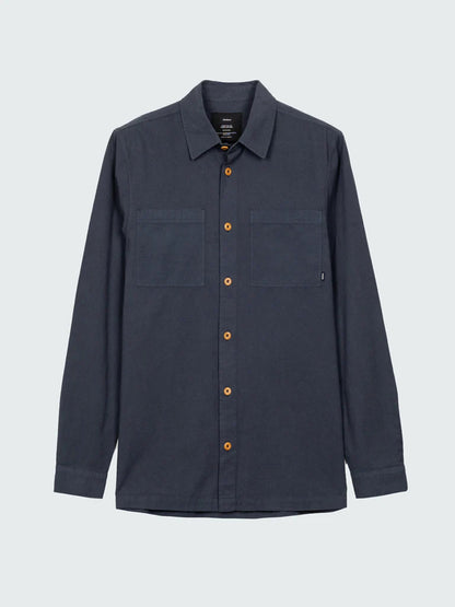Hendra Long Sleeve Shirt - Navy