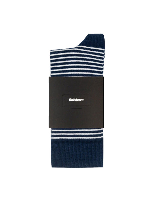 Holm Socks - Navy & Ecru