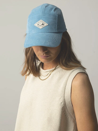 Jetty Cord Diamond Patch Cap - Sky Blue