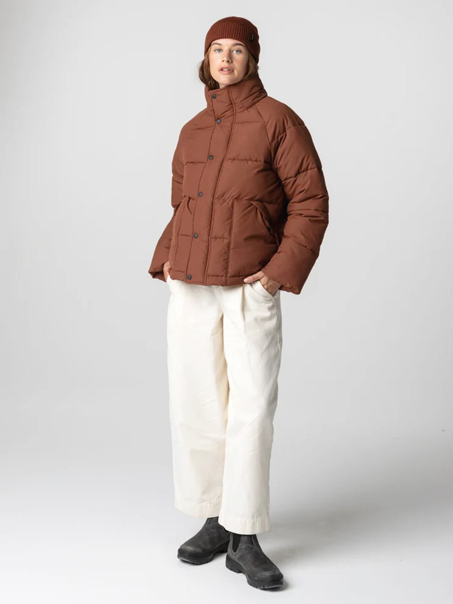 Kittiwake Insulated Jacket - Mahogany Brown