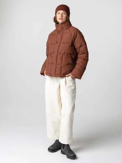 Kittiwake Insulated Jacket - Mahogany Brown