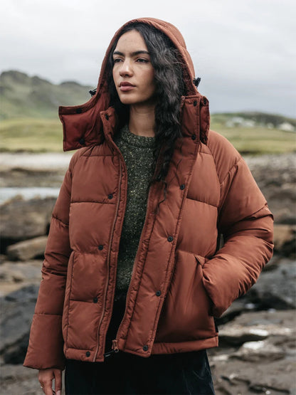Kittiwake Insulated Jacket - Mahogany Brown