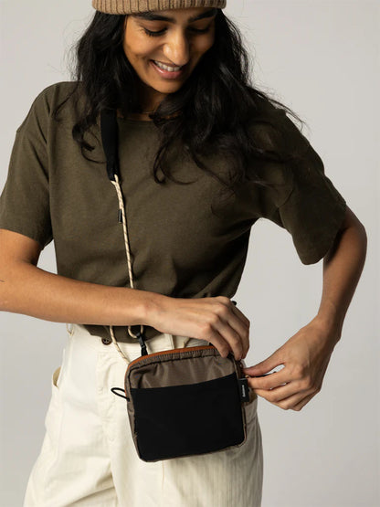 Mako Crossbody Bag - Woodsmoke, Deep Sea, & Sierra