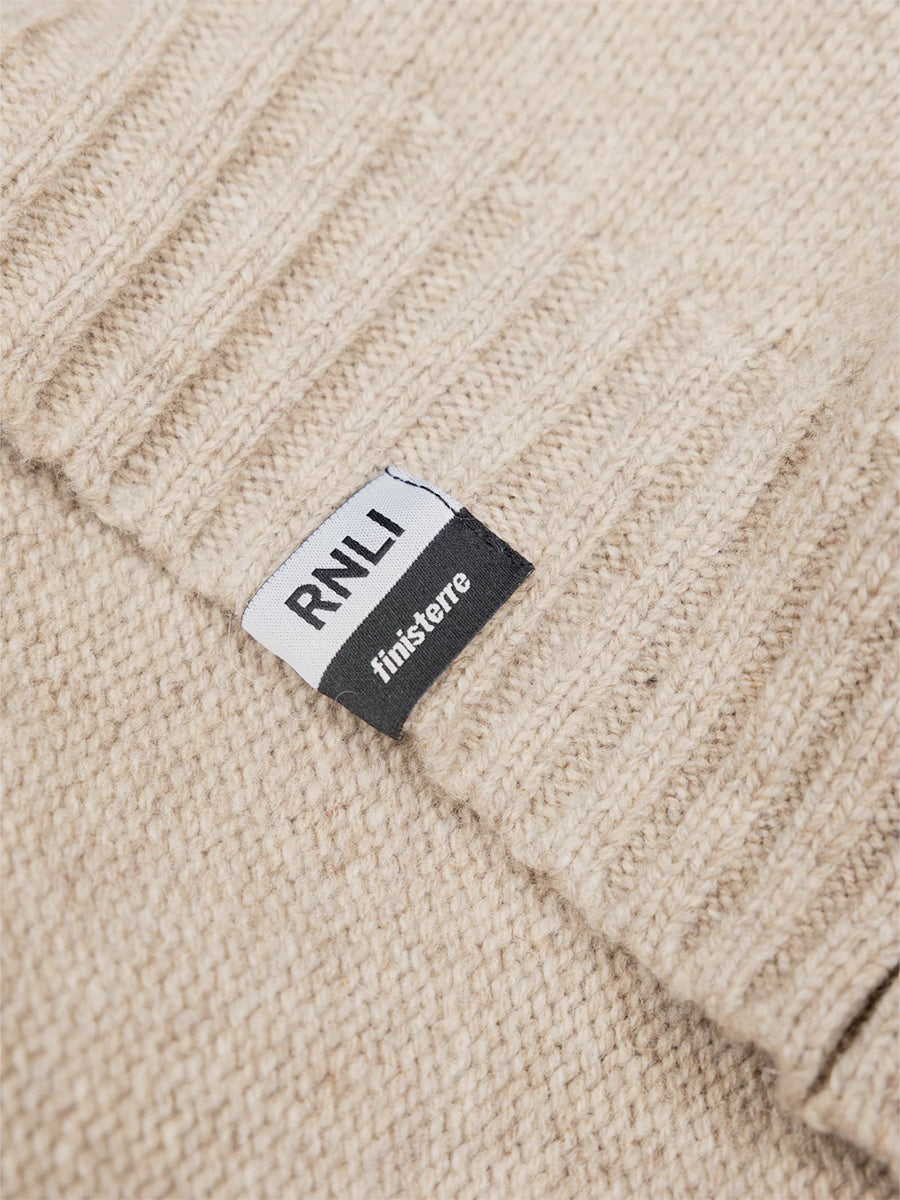 Men's RNLI Polperro Crew Jumper - Oatmeal