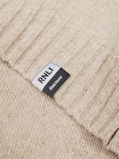 Men's RNLI Polperro Crew Jumper - Oatmeal