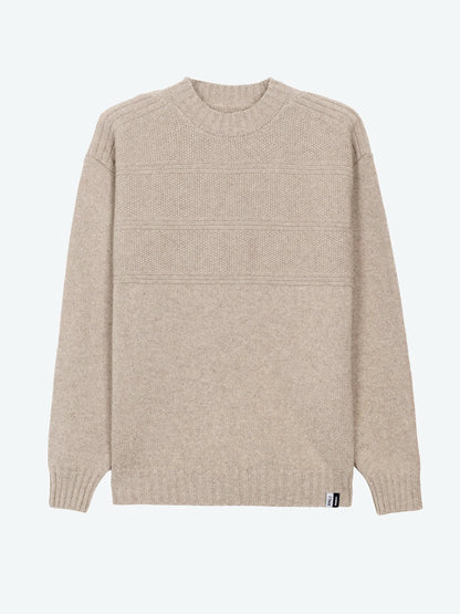 Men's RNLI Polperro Crew Jumper - Oatmeal