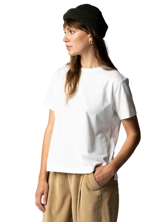 Meskel Plain Short Sleeve Tee - White