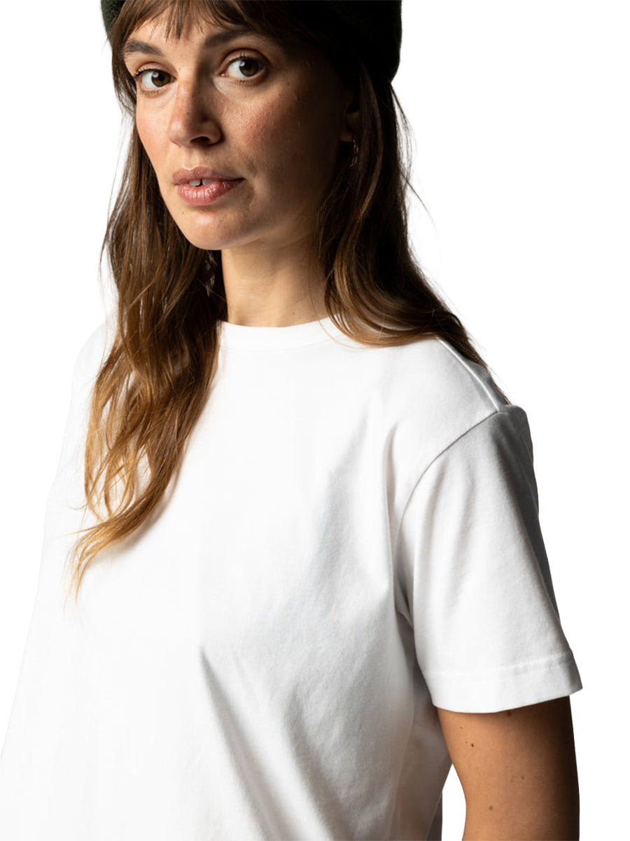 Meskel Plain Short Sleeve Tee - White