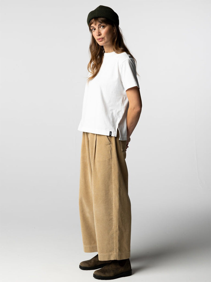 Meskel Plain Short Sleeve Tee - White