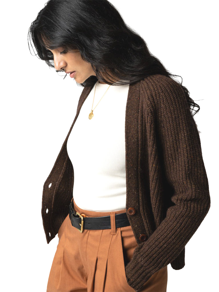 Mora Cardigan - Timber