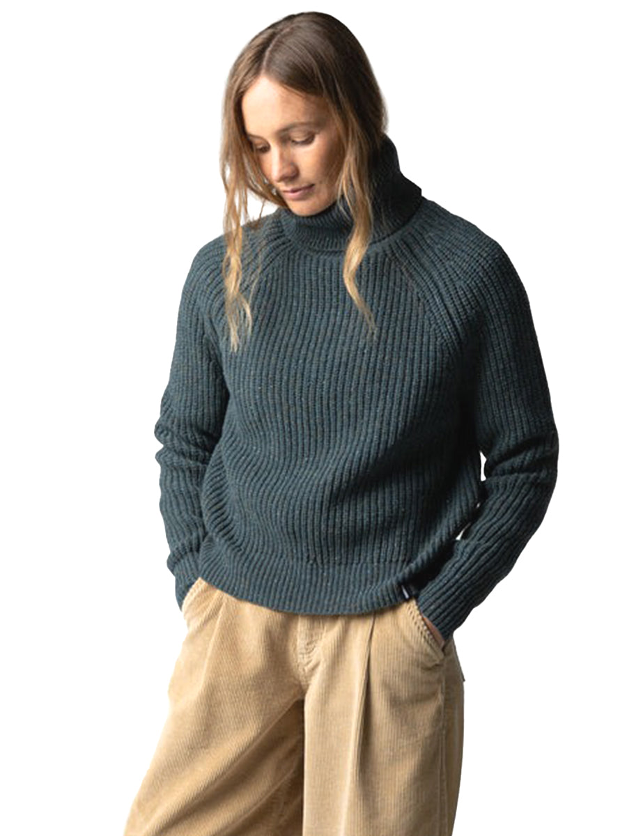 Mora Roll Neck Sweater - Marine