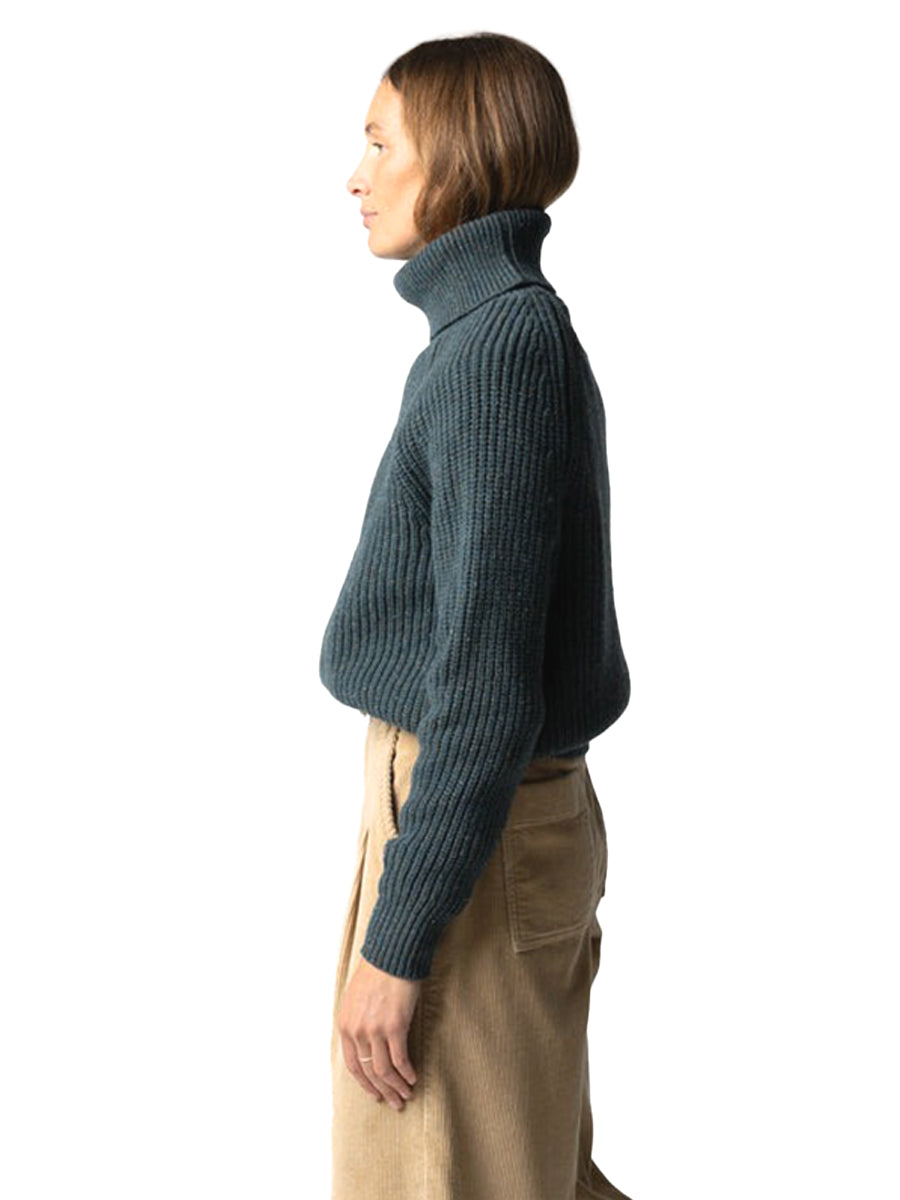Mora Roll Neck Sweater - Marine