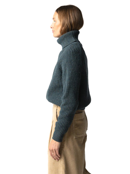 Mora Roll Neck Sweater - Marine
