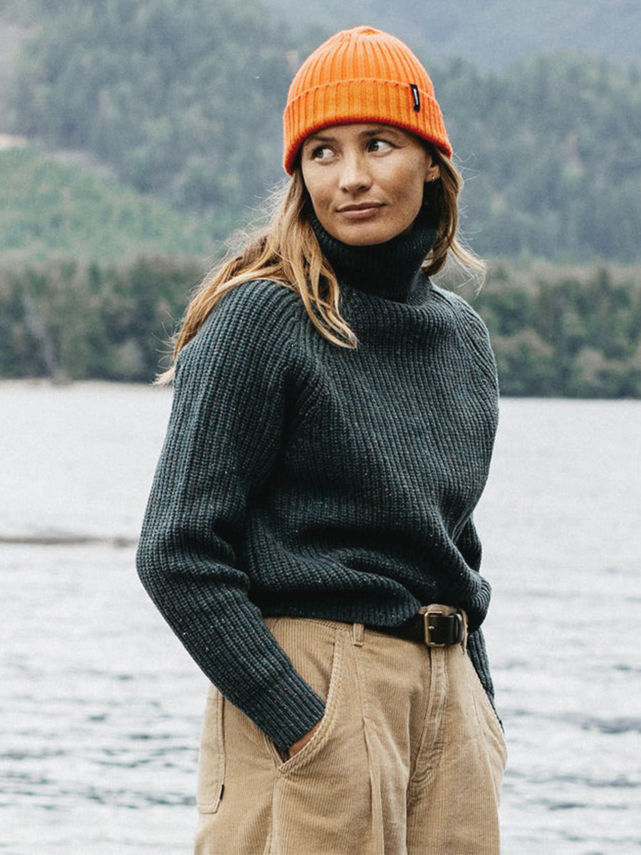 Mora Roll Neck Sweater - Marine