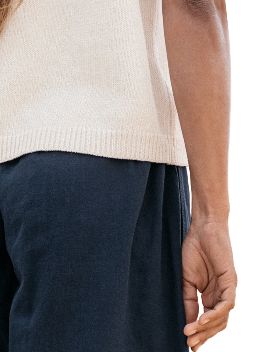 Morva Barrel Trousers - Navy
