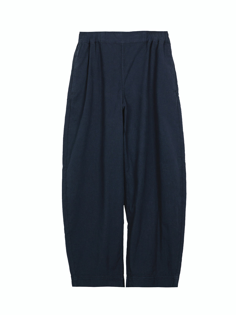 Morva Barrel Trousers - Navy