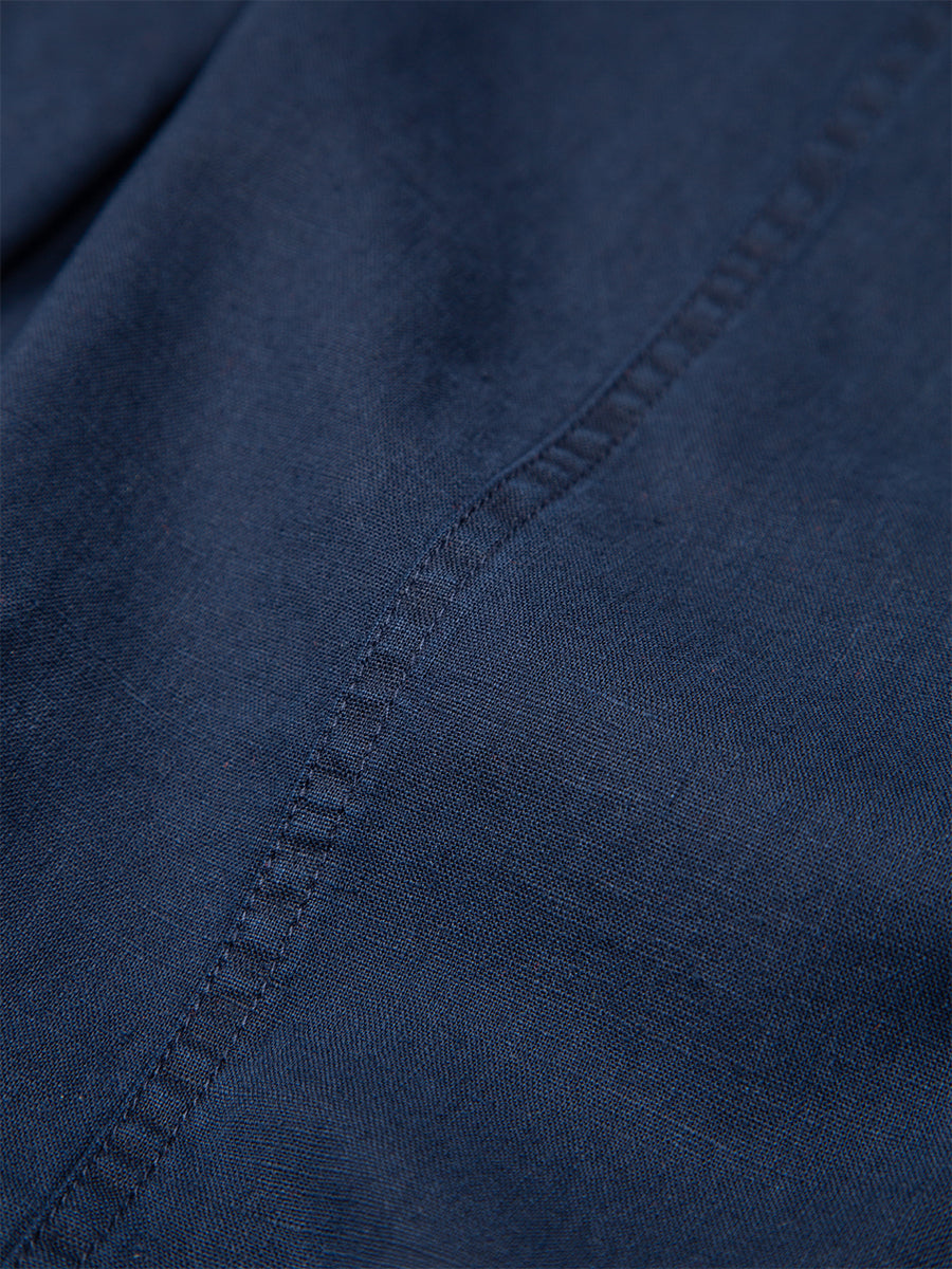 Morva Barrel Trousers - Navy