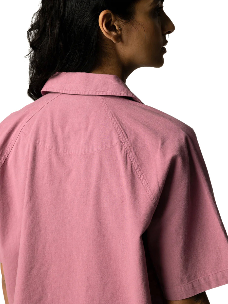 Morva Short Sleeve Shirt - Dark Coral