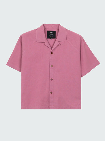 Morva Short Sleeve Shirt - Dark Coral