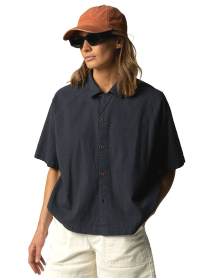 Morva Short Sleeve Shirt - Navy
