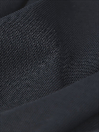 Powes Ribbed Tank - Black