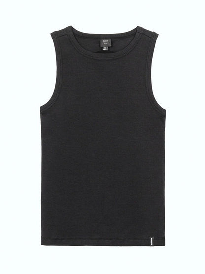 Powes Ribbed Tank - Black