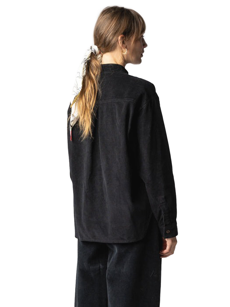 Rosa Cord Shirt - Black