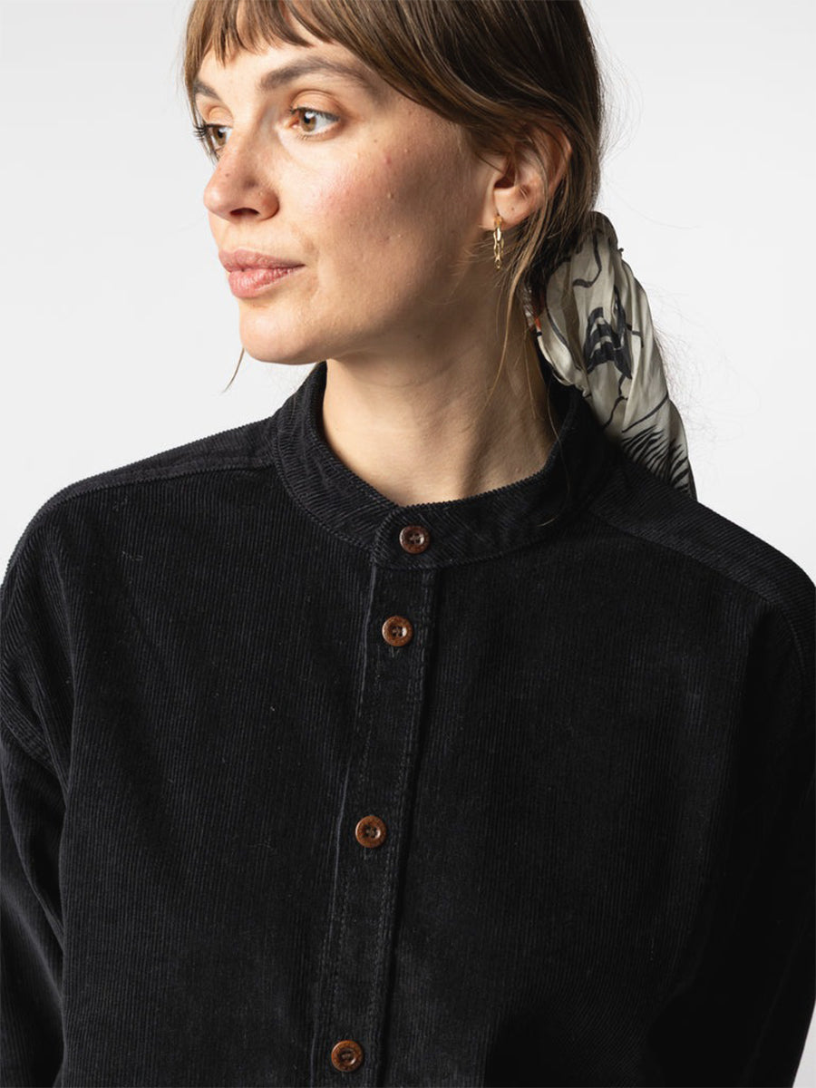 Rosa Cord Shirt - Black