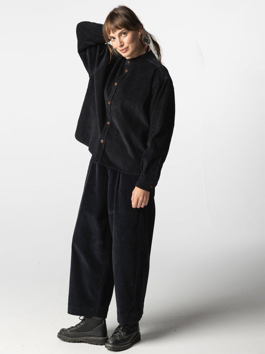 Rosa Cord Shirt - Black