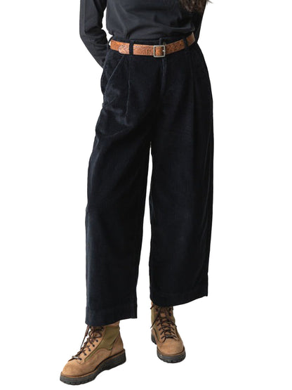 Studio Cord Trousers - Black