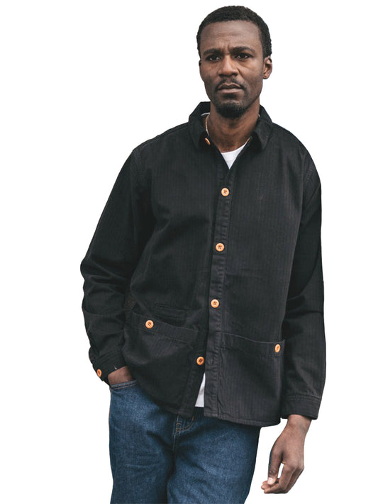 Tonkin Work Shirt - Washed Black