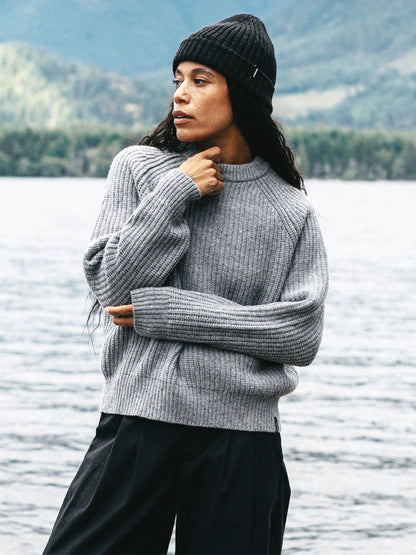 Women's Mora Jumper - Grey Blue