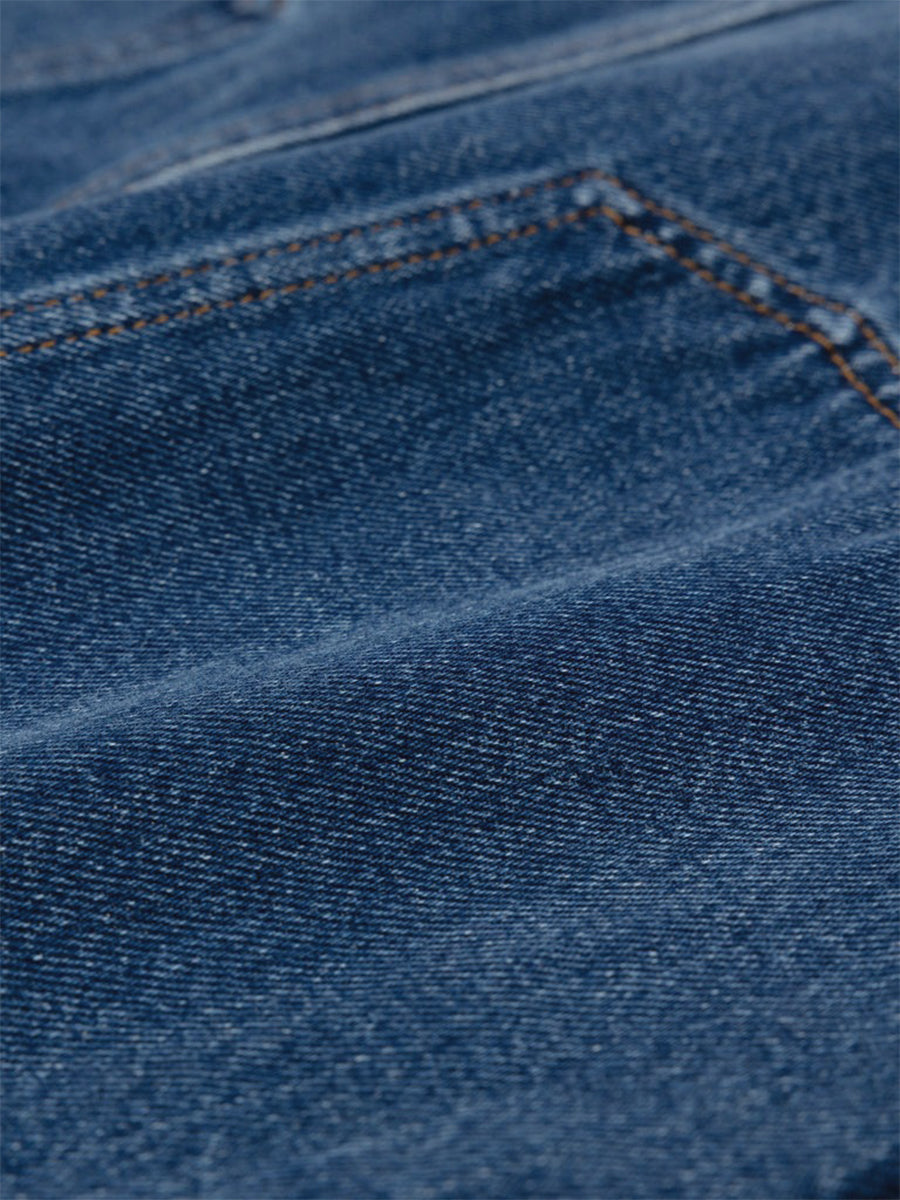 Yarrel A-Line Skirt - Washed Indigo Denim