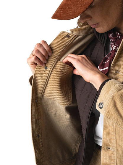 Yarrel Cord Jacket - Chestnut