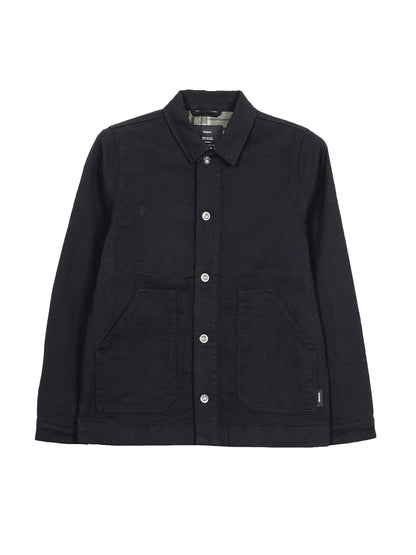 Yarrel Flannel-Lined Chore Jacket - Black