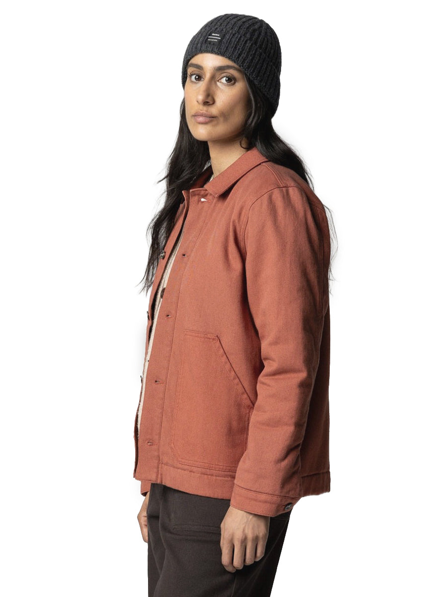 Yarrel Quilted Chore Jacket - Red Oxide