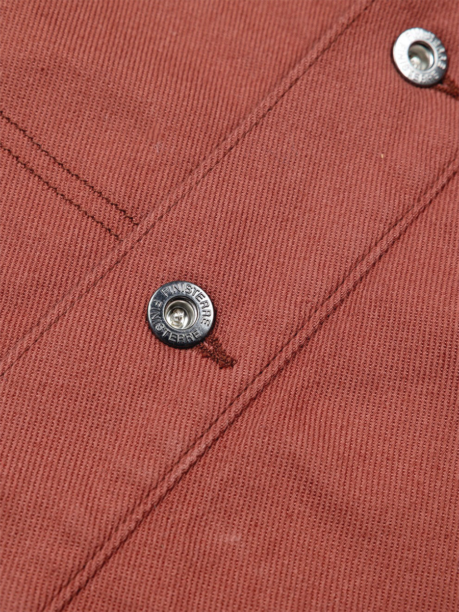 Yarrel Quilted Chore Jacket - Red Oxide