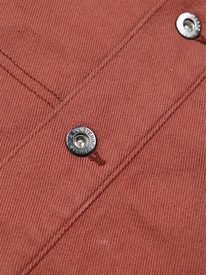 Yarrel Quilted Chore Jacket - Red Oxide