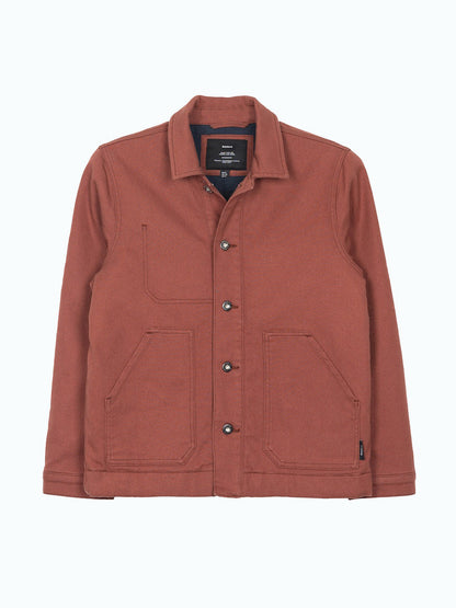 Yarrel Quilted Chore Jacket - Red Oxide