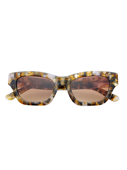 Aurora Cat Eye Sunglasses - Brown Pearl