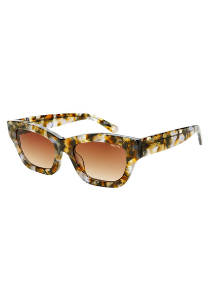 Aurora Cat Eye Sunglasses - Brown Pearl