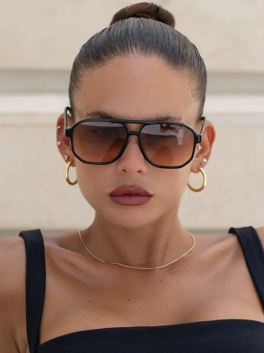 Billie Sunglasses - Black & Brown