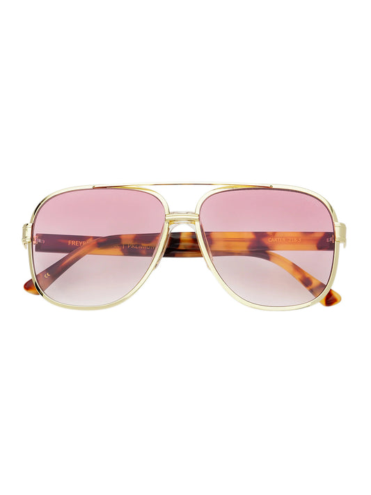 Carter Aviator Sunglasses - Rose