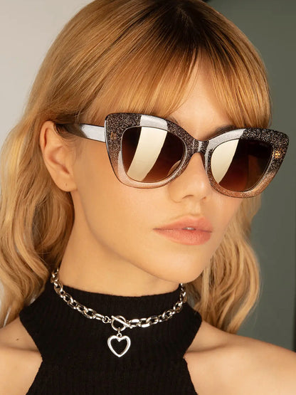 Magnolia Cat Eye Sunglasses - Brown