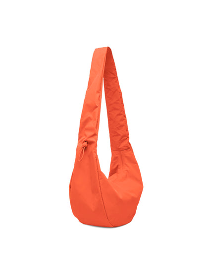 The Moon Bag Ruffle - Hot Coral