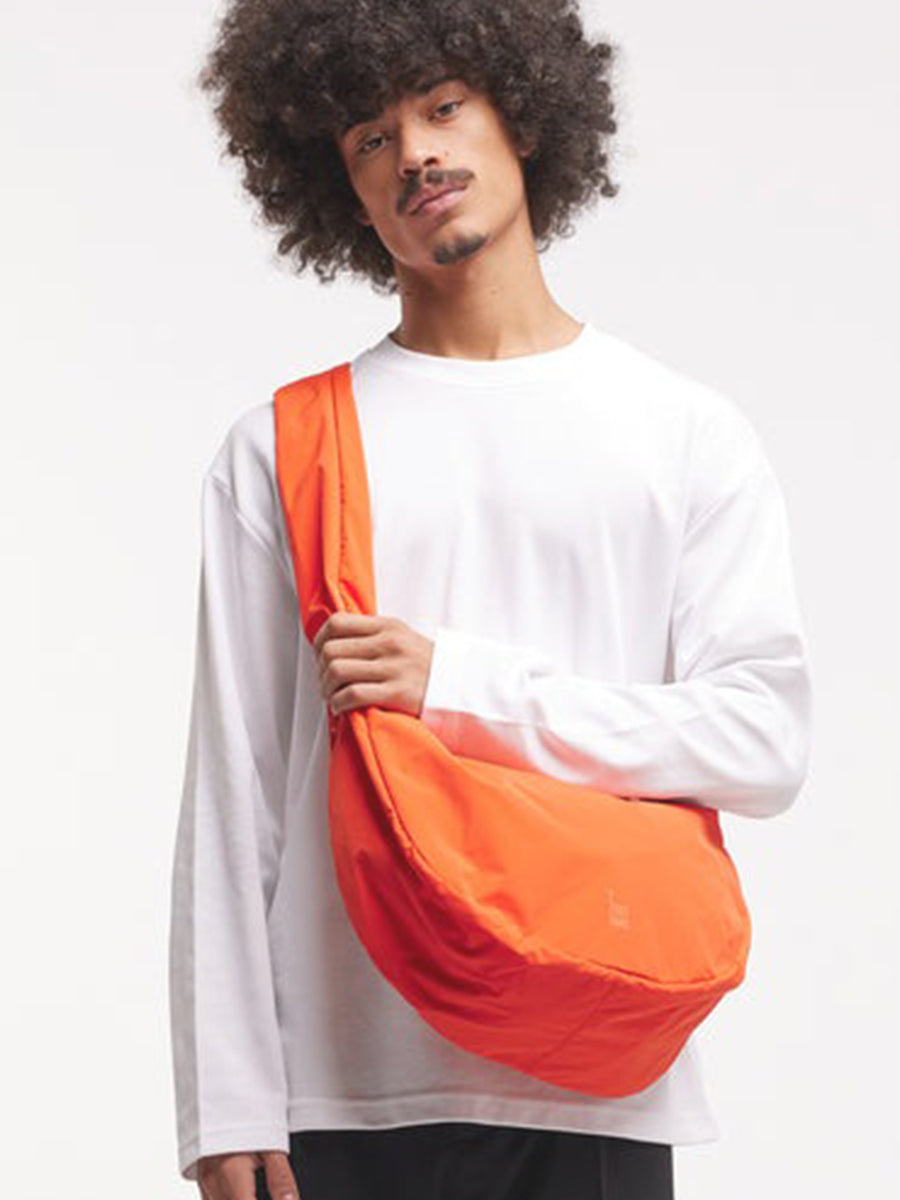 The Moon Bag Ruffle - Hot Coral