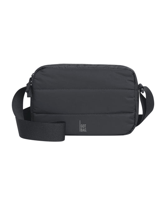 The Puffer Crossbody Bag - Black